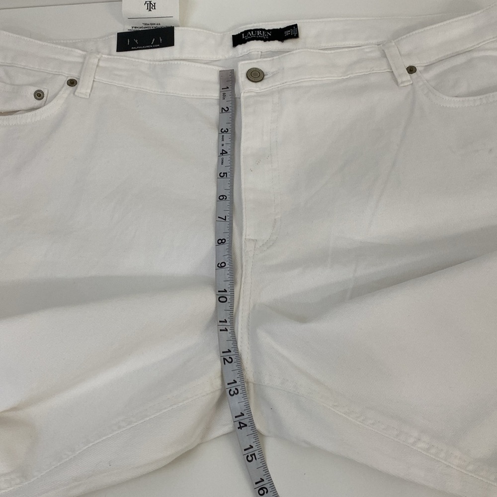 Lauren Ralph Lauren Jeans High Rise Straight Ankle Comfort Stretch Women's 22W - Picture 9 of 12
